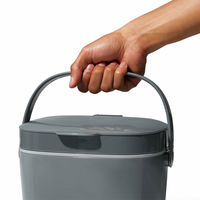 Easy-Clean Komposybeholder 6,6 L, Charcoal