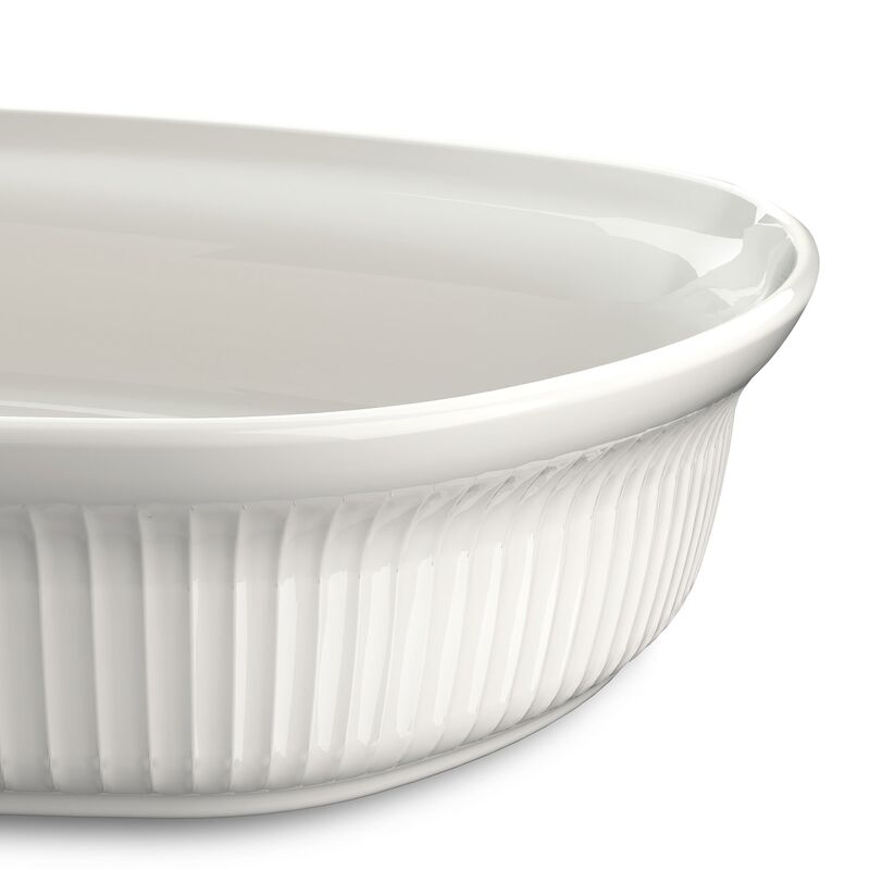 Hammershøi uuninkestävä vuoka 32 x 24 cm, valkoinen