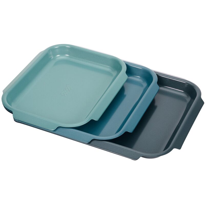 Joseph Joseph Nest Bake bageplade sæt 3 dele, blå