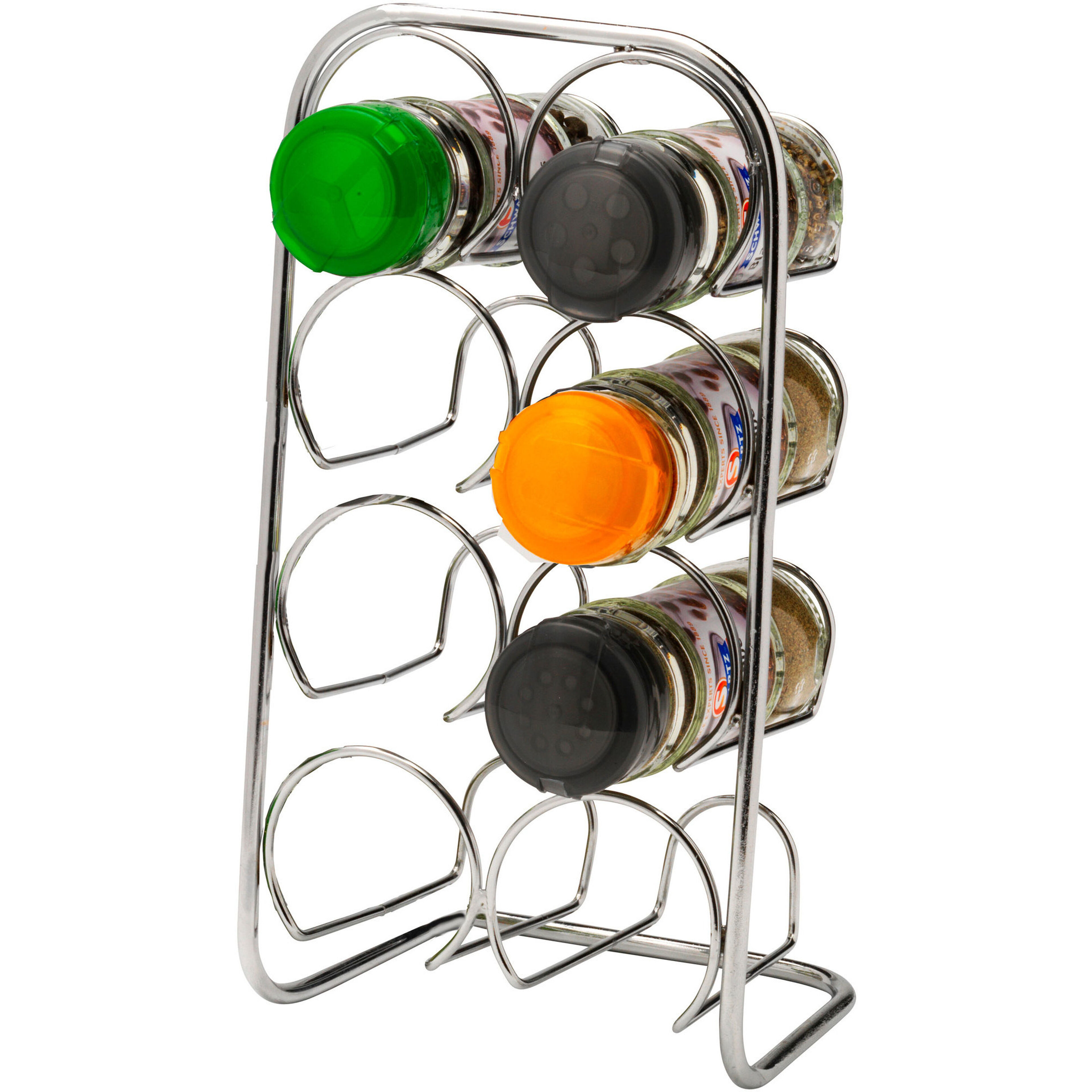 Pisa Kryddställ Krom för 8 Burkar