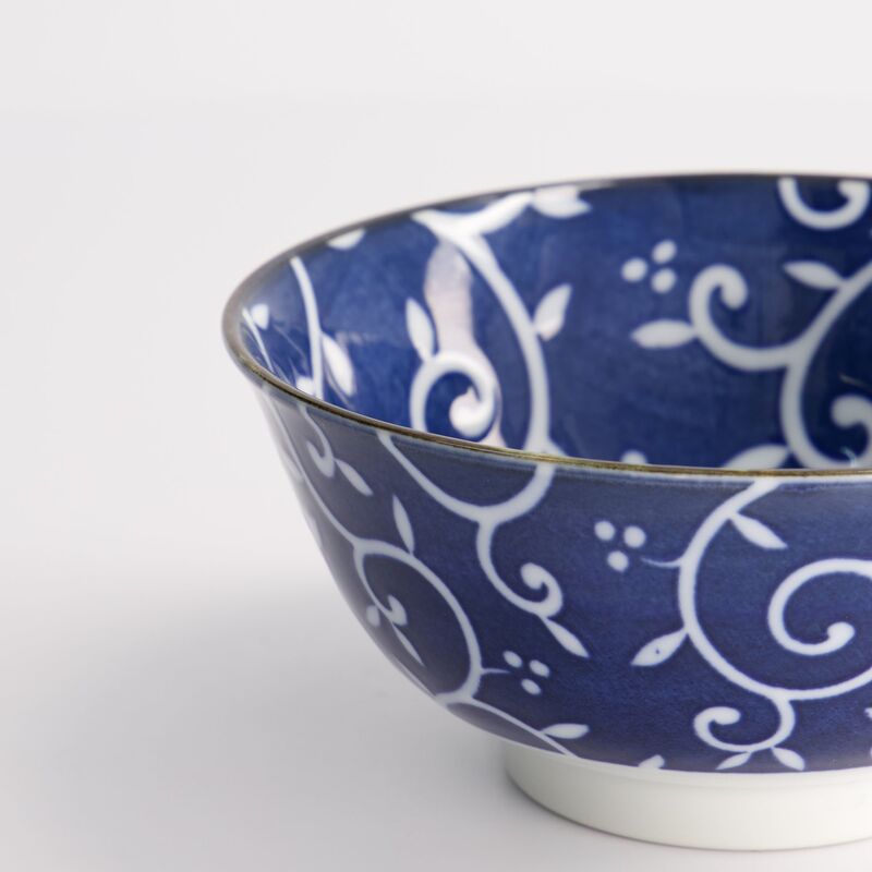 Blue Karakusa kulho 550 ml, sininen/valkoinen