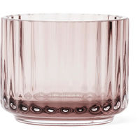 Ljuslykta, glas liten, burgundy