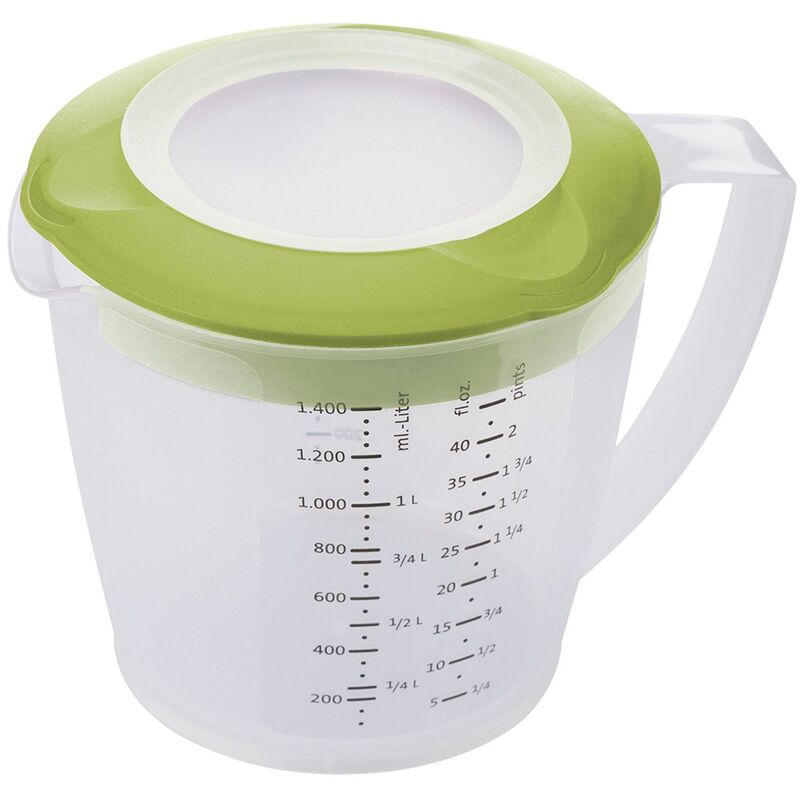 Vispskål med lock, limegrön