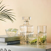 Harvey glaskaraffel med låg 70 cl., klar