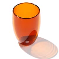 PAVINA dobbeltsidet glas 35 cl, orange, 2 stk.