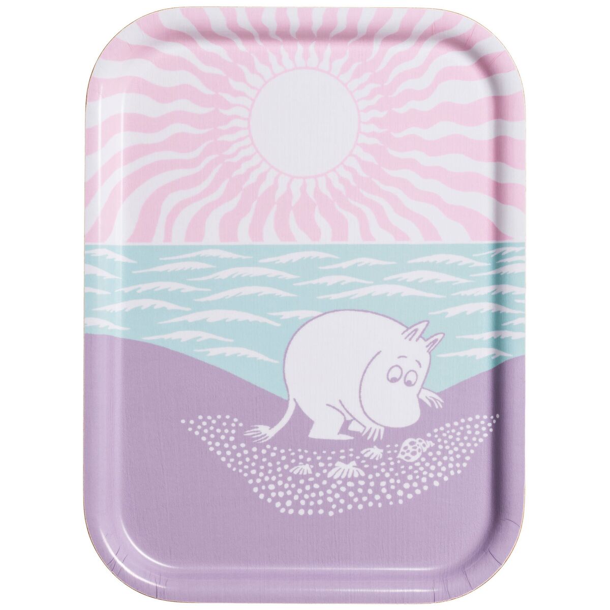Arabia Mumin En dag på stranden bricka 27x20 cm