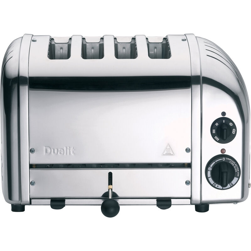 Newgen 4 slice toaster, krom