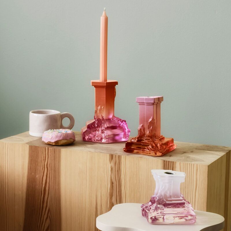 Rocky Baroque lysestage 150 mm, spicy rose