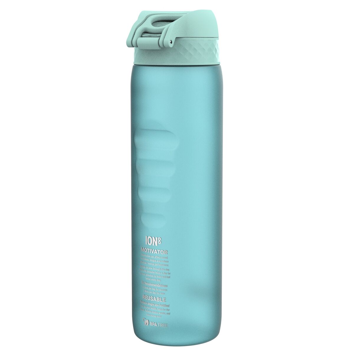 Motivational Bottle 1 liter, sonic blue