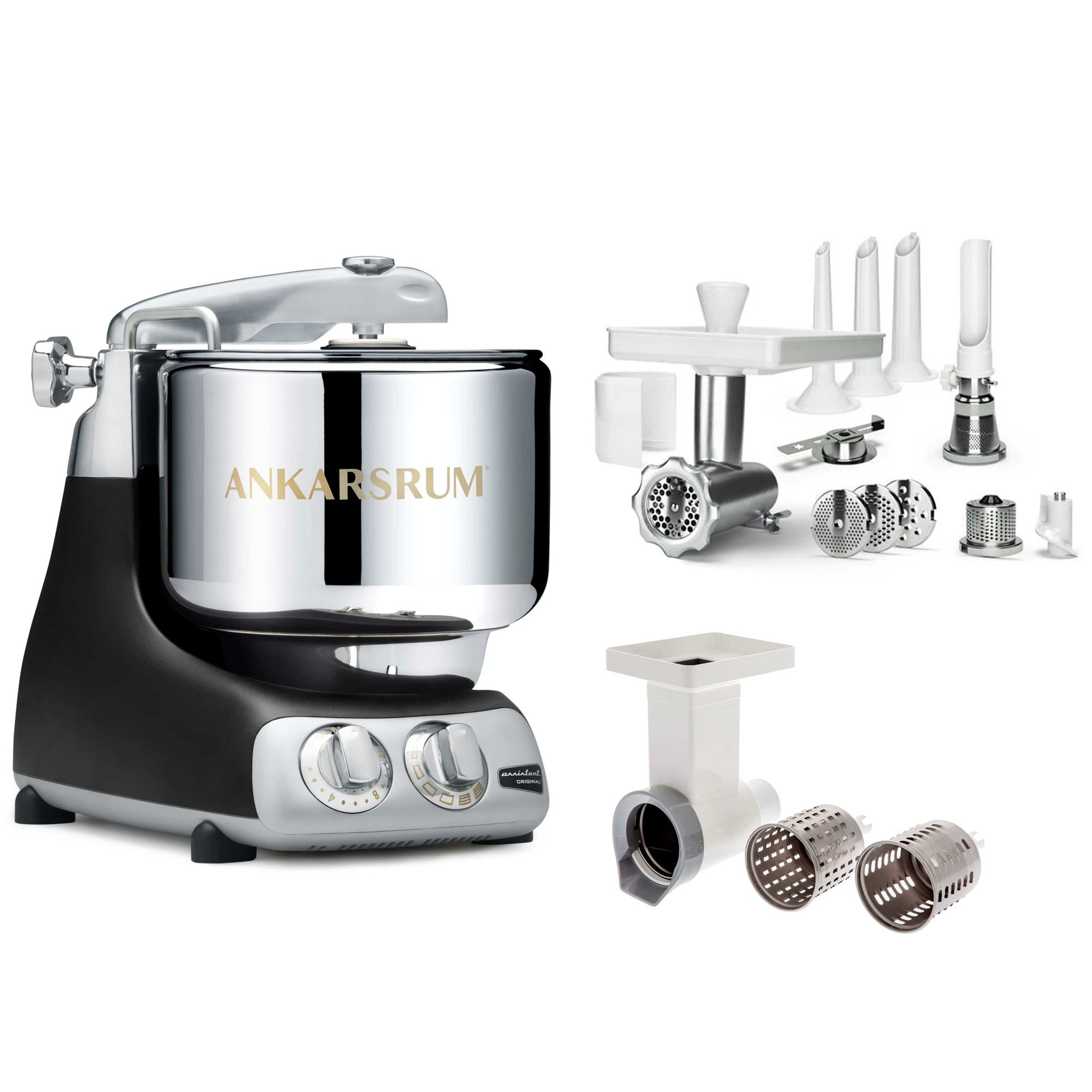 Assistent Köksmaskin, stort tillbehörspaket, black