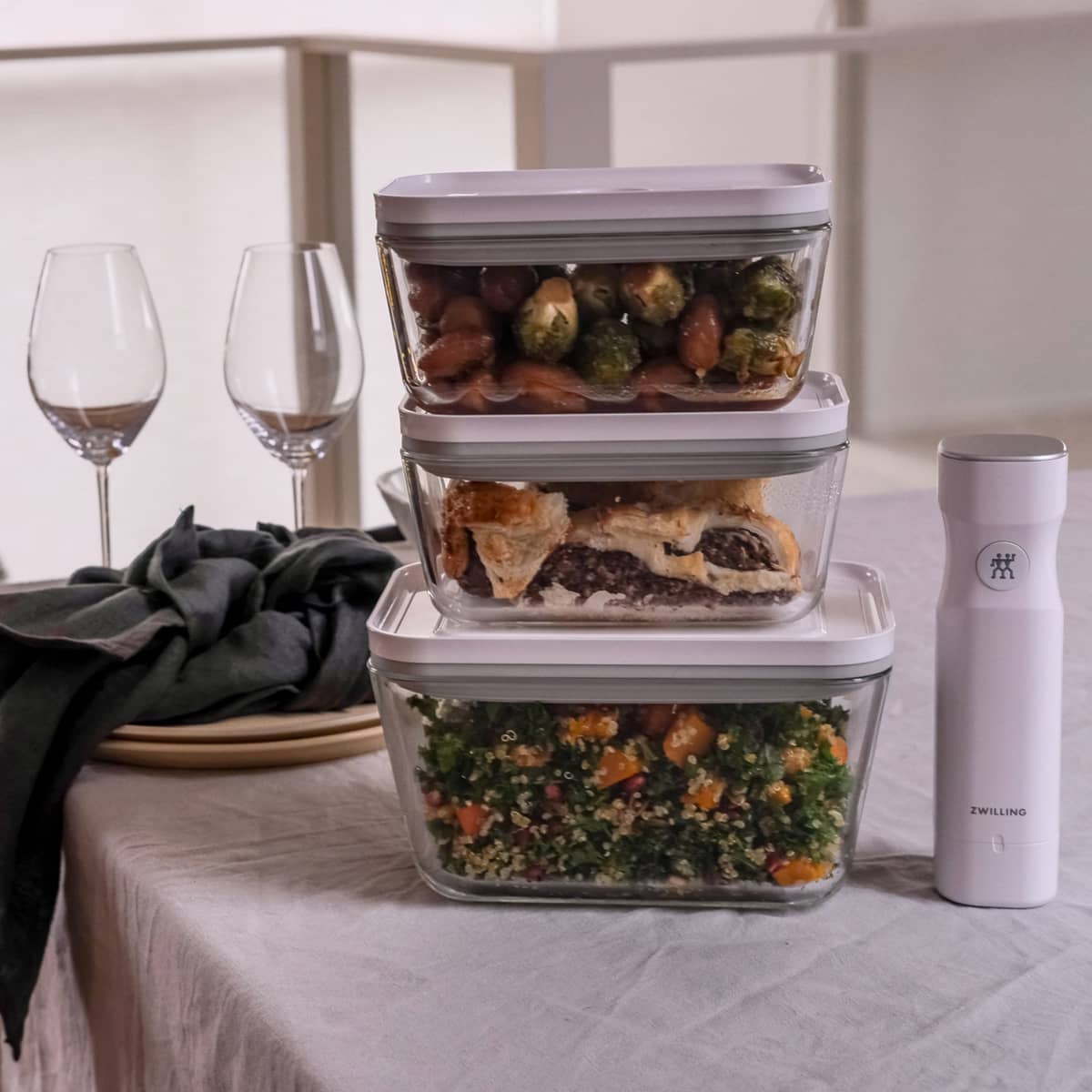 Fresh & Save vakuumbox glas 0,9 liter