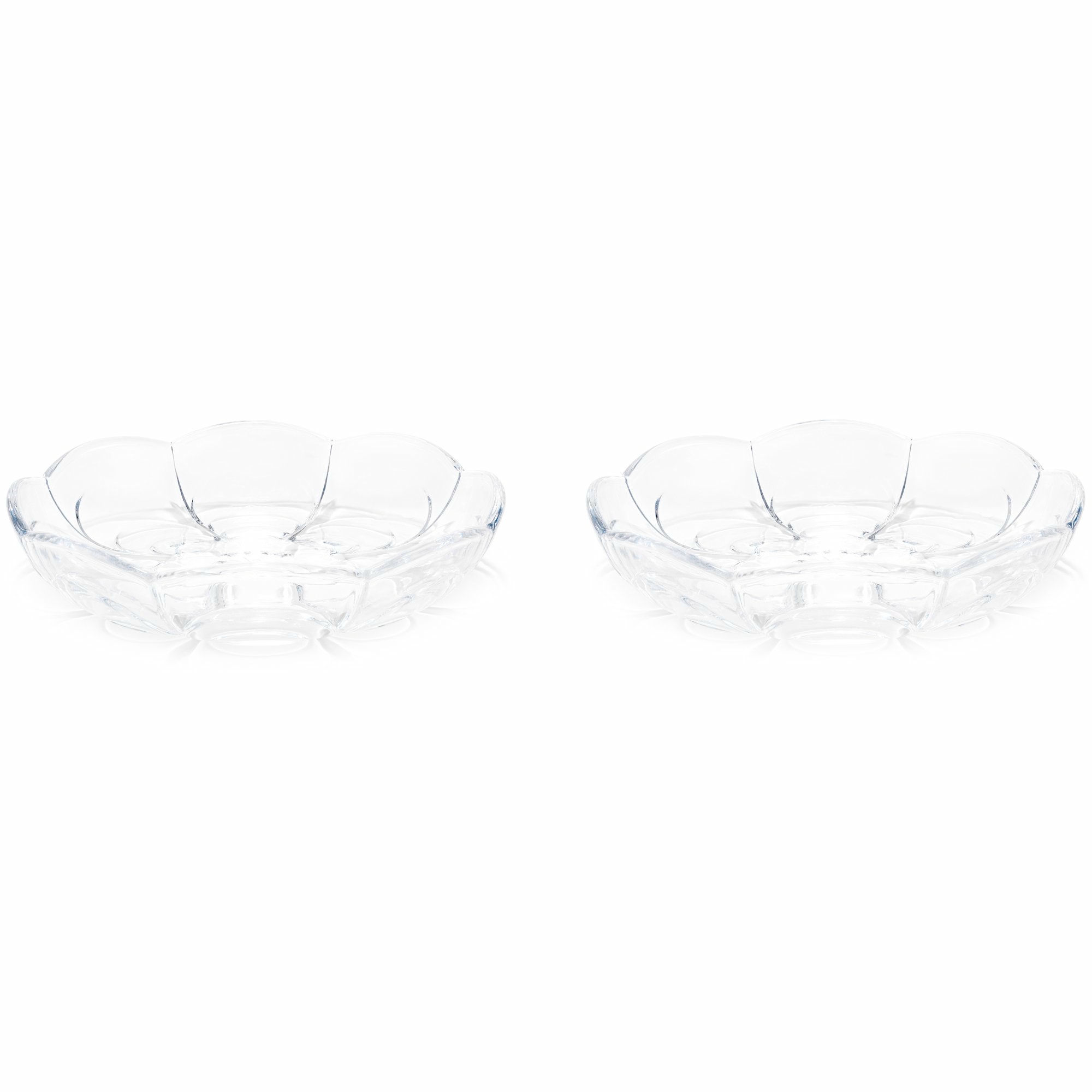 Lily desserttallerken, klar, 16 cm, 2 stk.