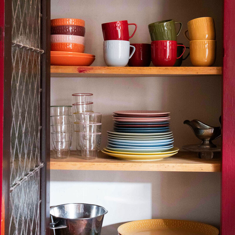 Confetti pastatallerken 23 cm, apricot