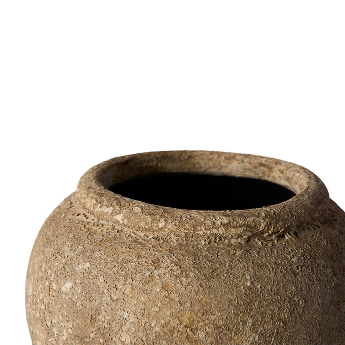 Luna vas 25 cm, beige