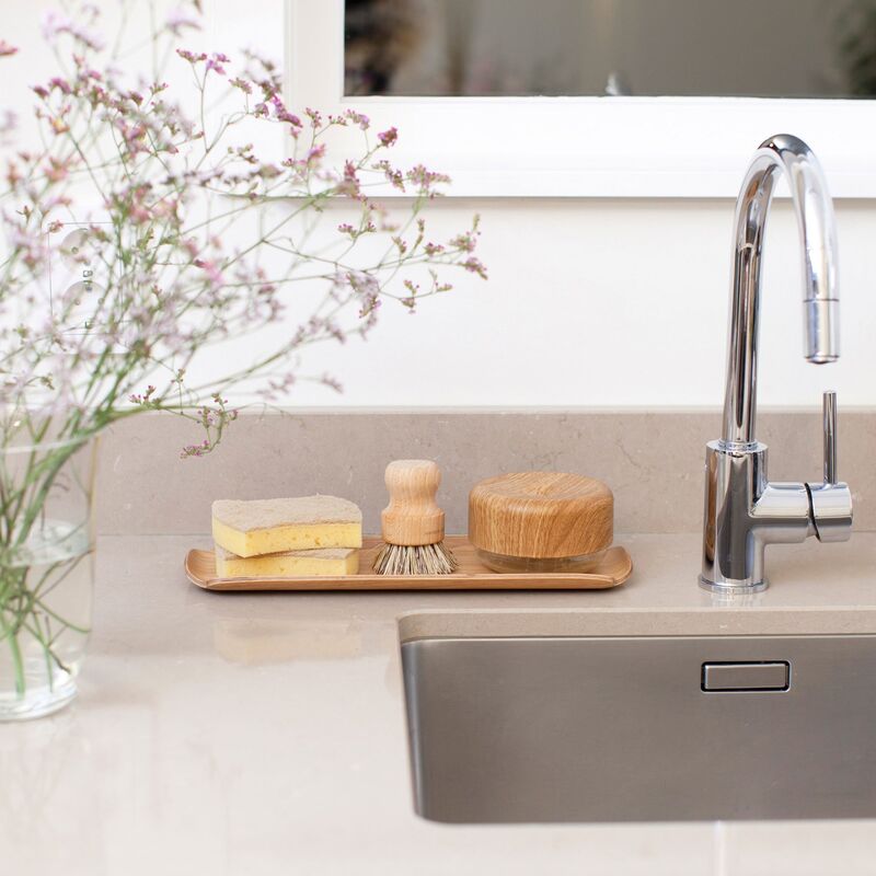 Leaf träbricka, pilträ