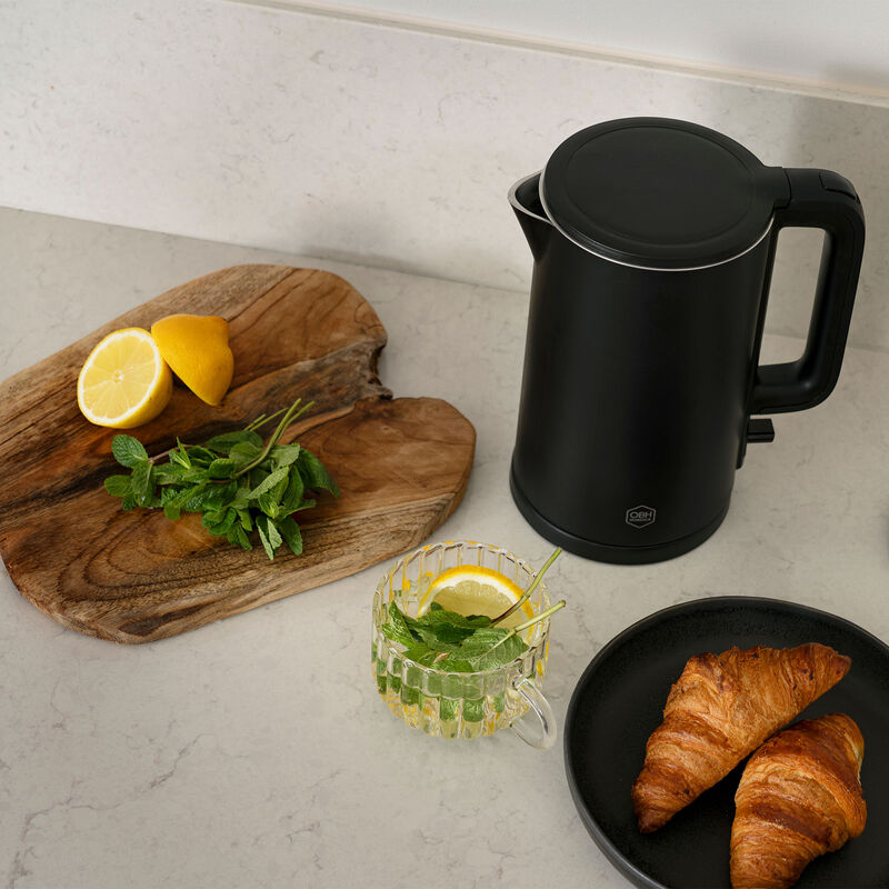 Thermo Protect vattenkokare 1,5 liter, svart