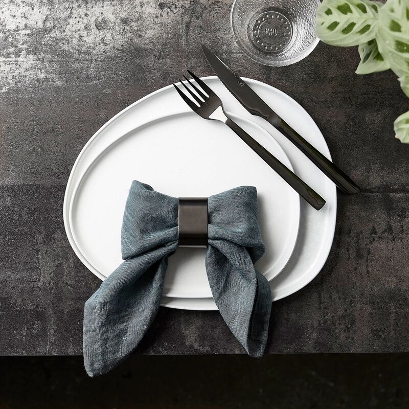 RAW Organic frokosttallerken, 24x21 cm, arctic white