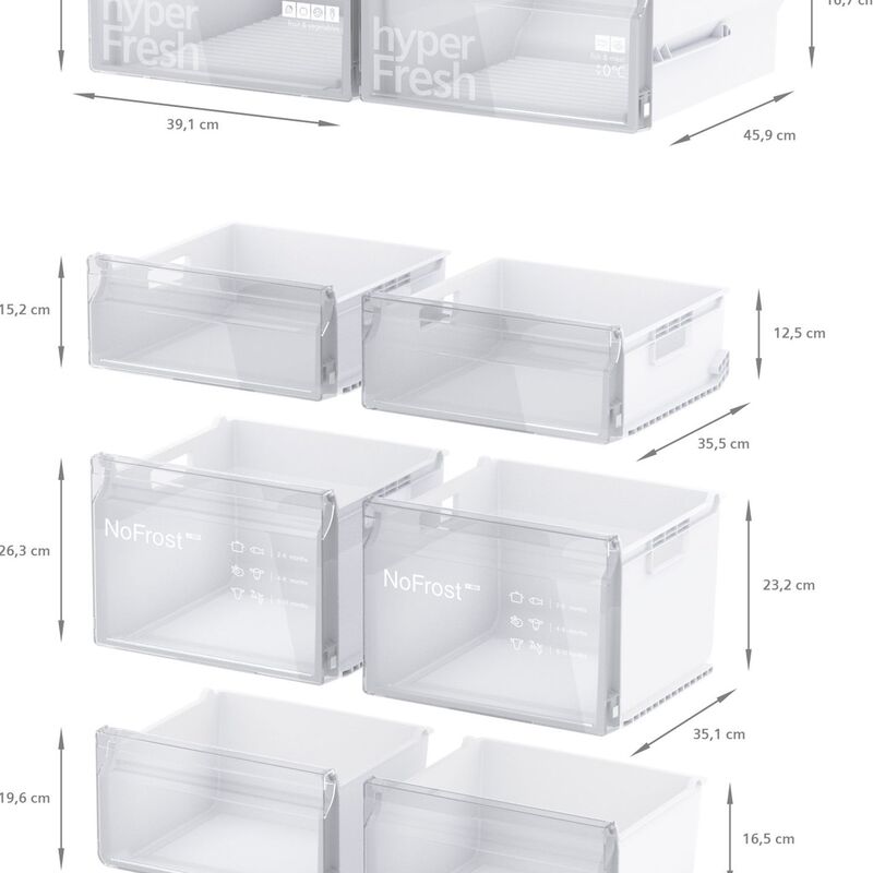 KF96NVPEA iQ300 vapaasti seisova jääkaappipakastin 183x90 cm, harjattu teräs