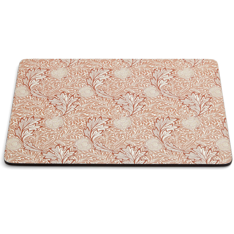 Spode Morris & Co Apple bordbrikker 40x30 cm 4-pakning, rød