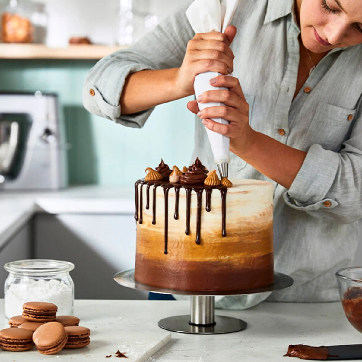 Chef Patissier XL köksmaskin + KWSD100 set för tårtdekorering