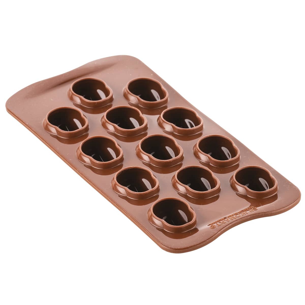 Silikoneform Chokolade Kranie, Ø 3cm.
