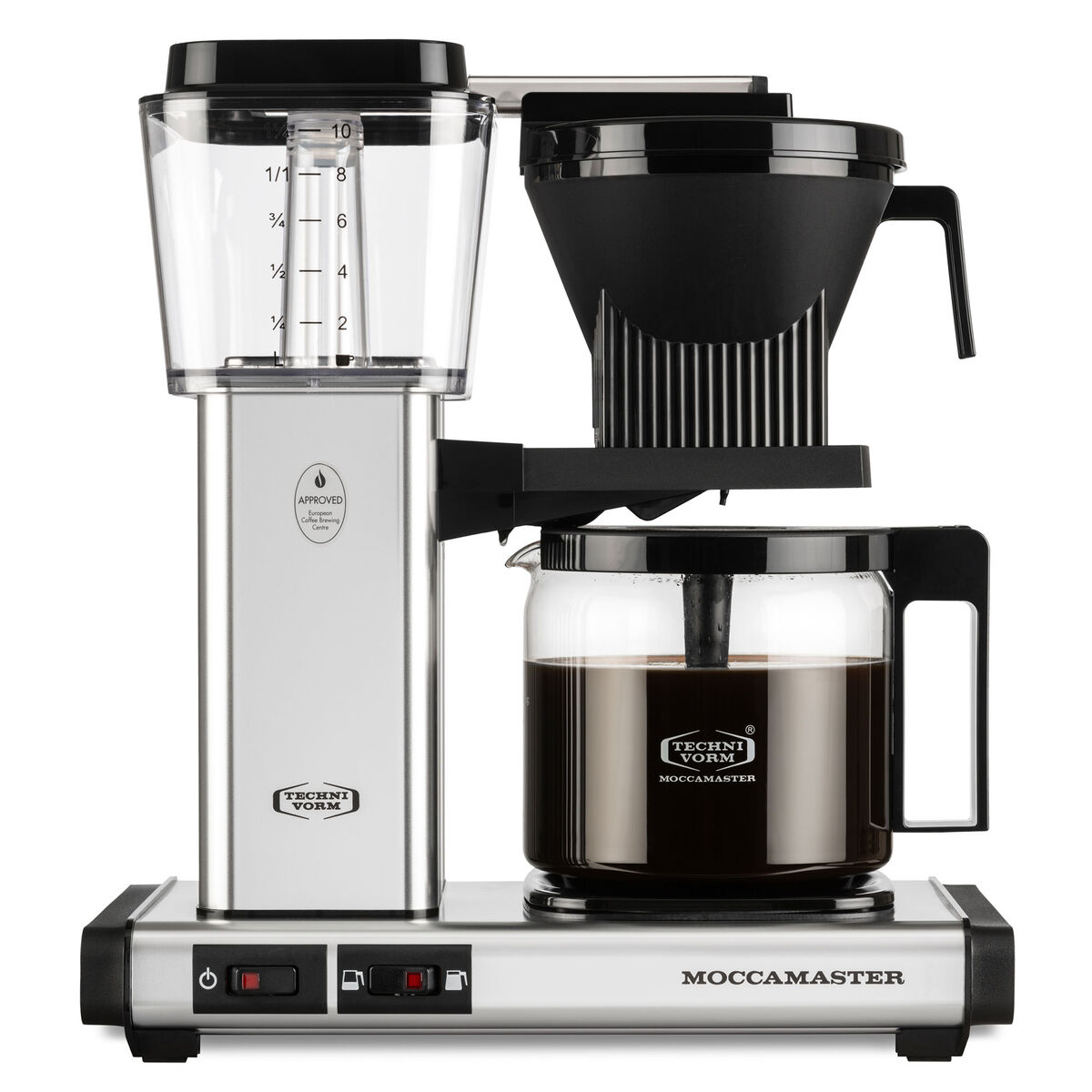 Optio kaffebryggare, silver