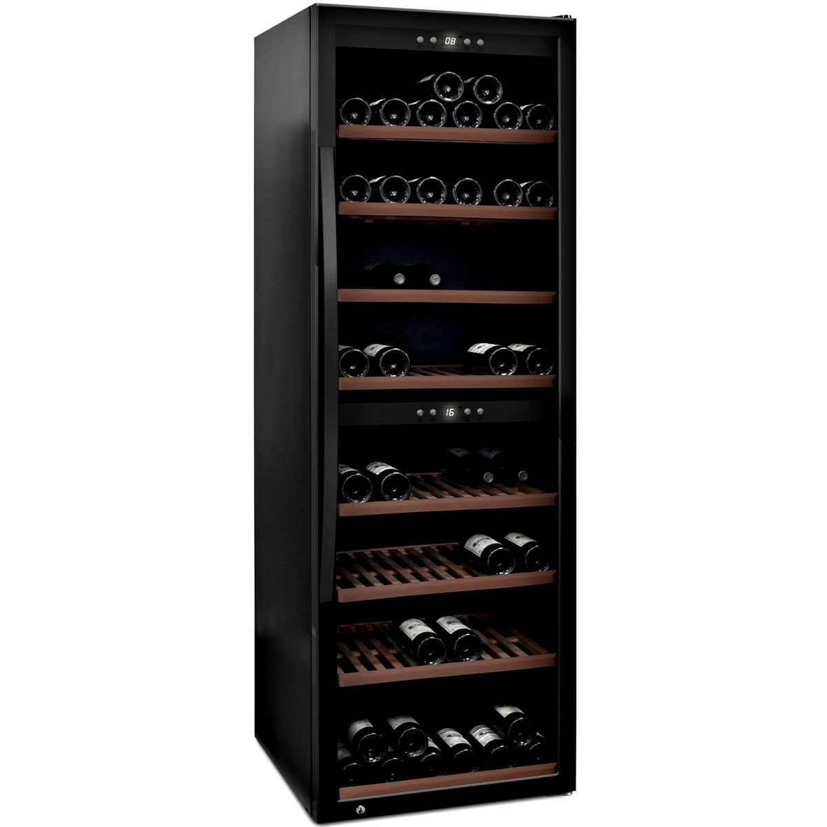 WineExpert 180, fristående vinkyl, svart