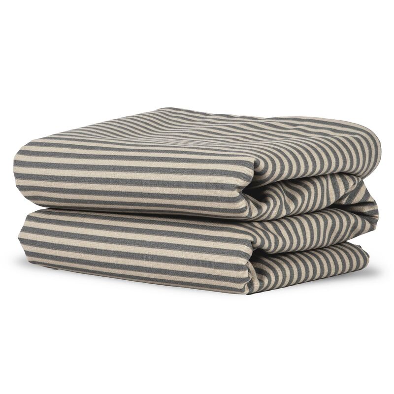 Ella vaxad duk 150x250 cm, grå/beige