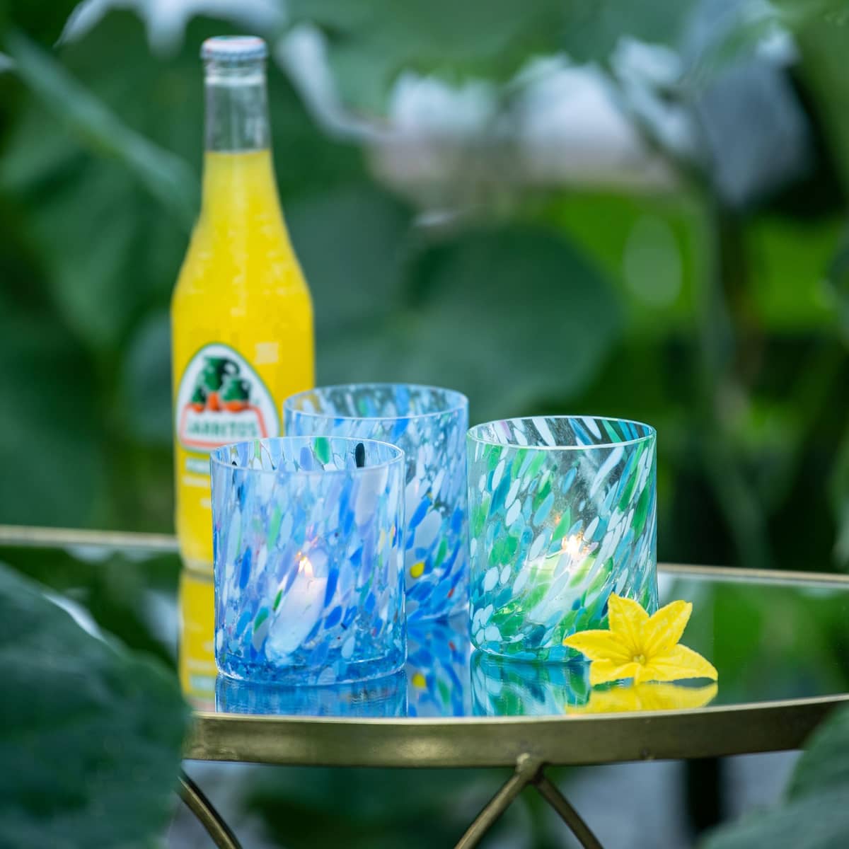 Swirl drikkeglass 35 cl, blå