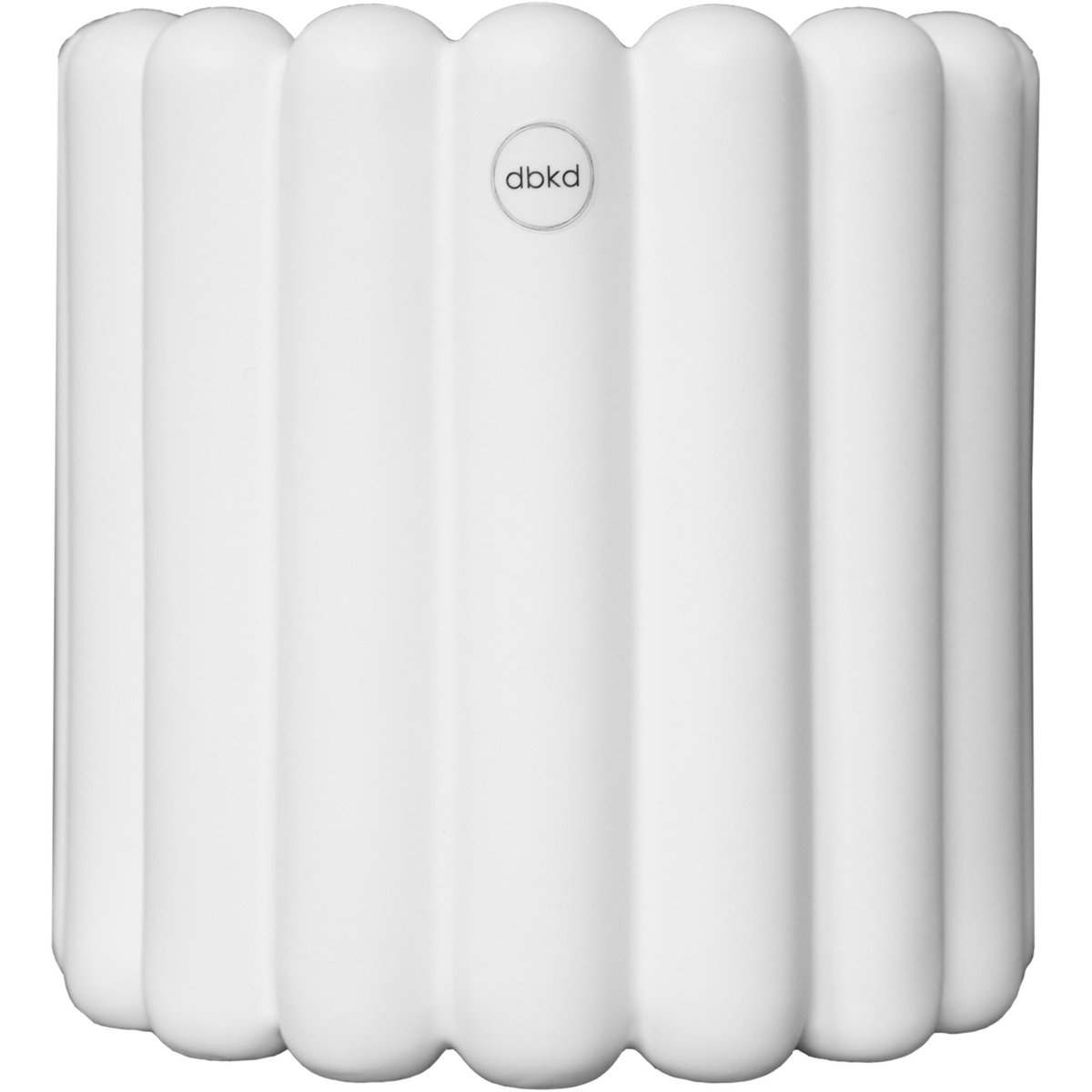 Mist kruka, small, vit