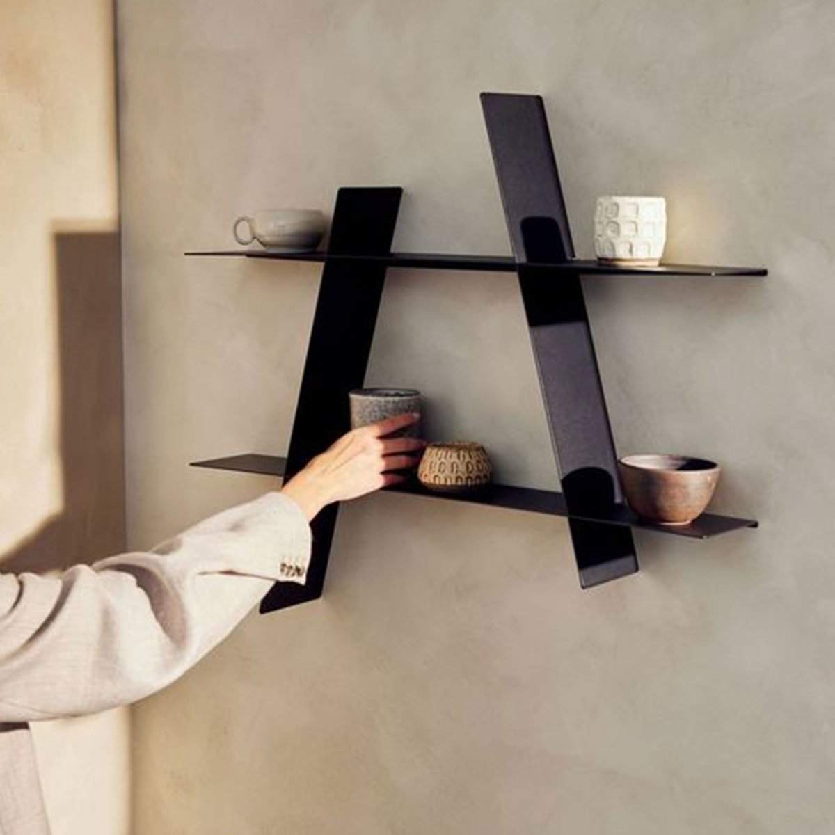 A-Shelf sort stål, large