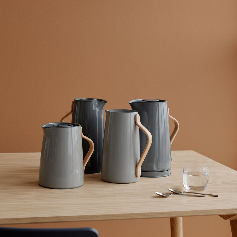 Emma termokande grå - kaffe
