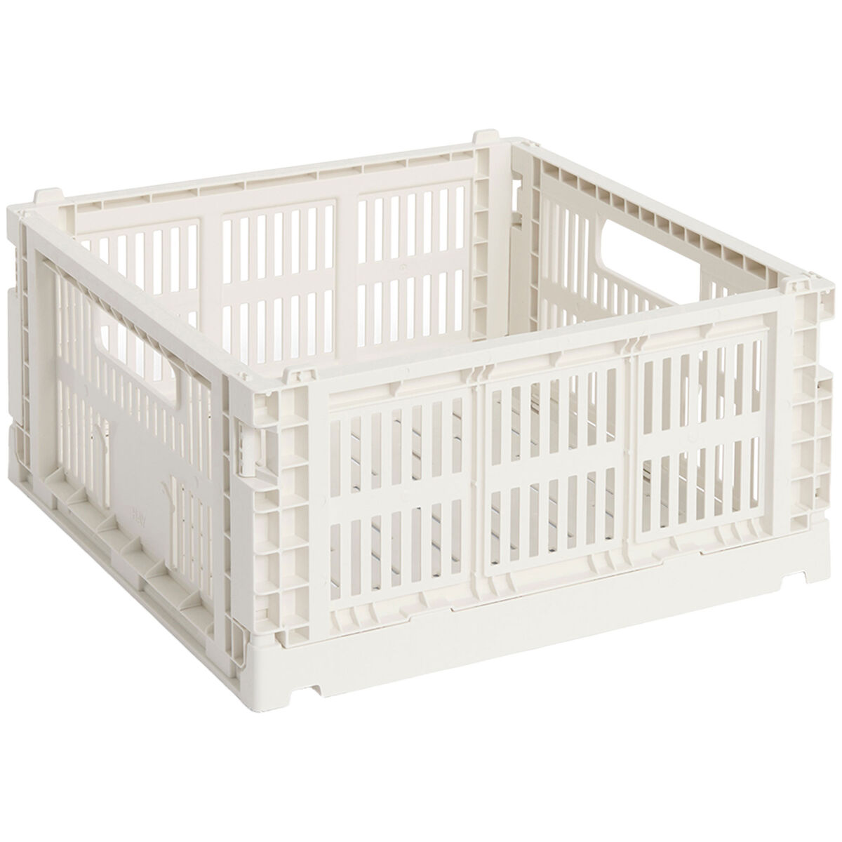 HAY Colour Crate Medium Square förvaringslåda, off-white