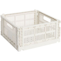 HAY Colour Crate Medium Square förvaringslåda, off-white