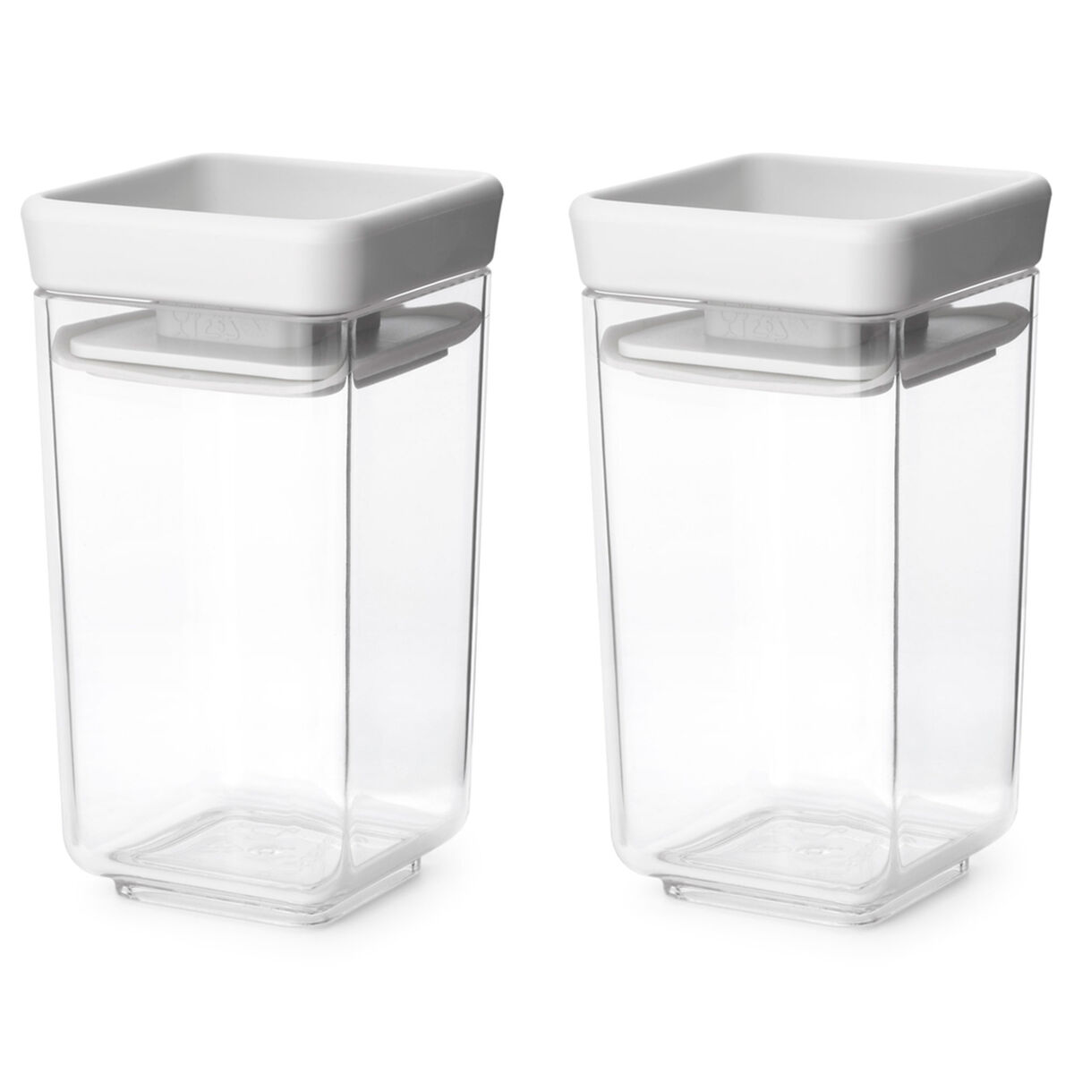 Tasty+ stabelbart beholder sæt 2 dele, lysegrå