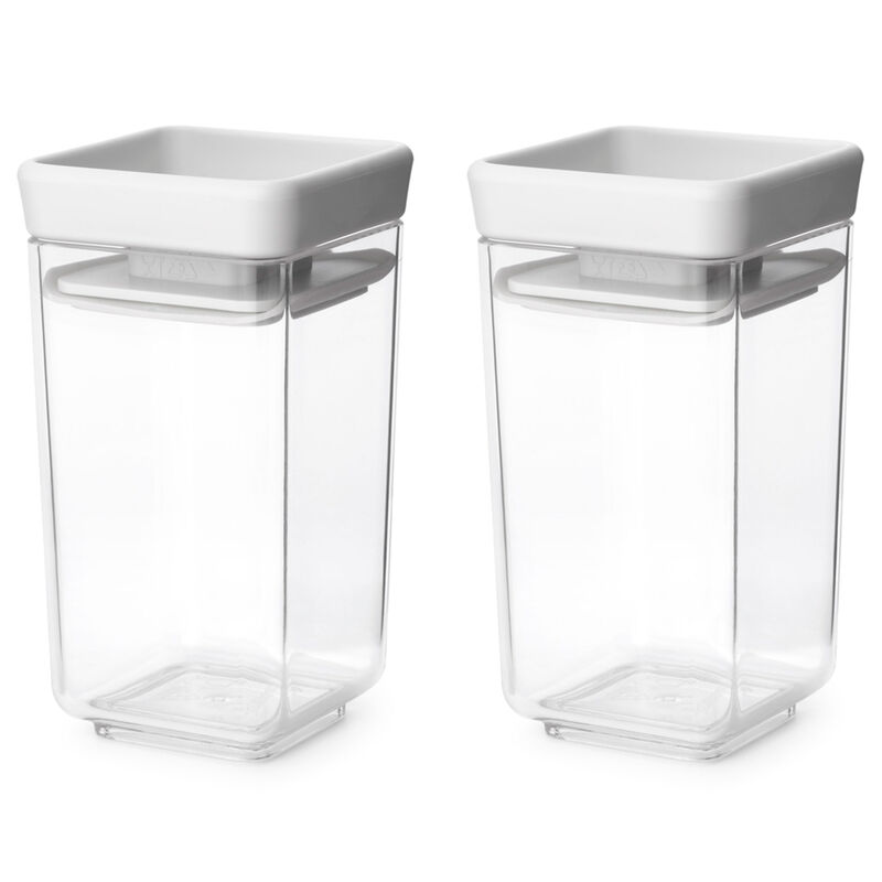 Tasty+ stabelbart beholder sæt 2 dele, lysegrå