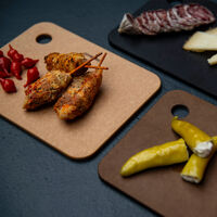 Skærebræt, brun, 2 stk.