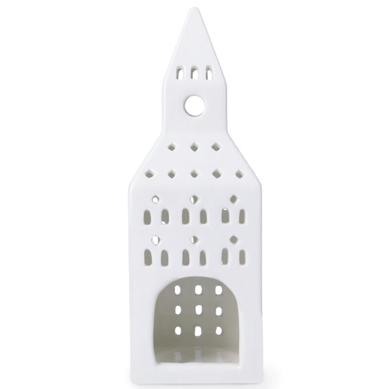 Urbania Church Tower kynttilälyhty 20 cm, valkoinen