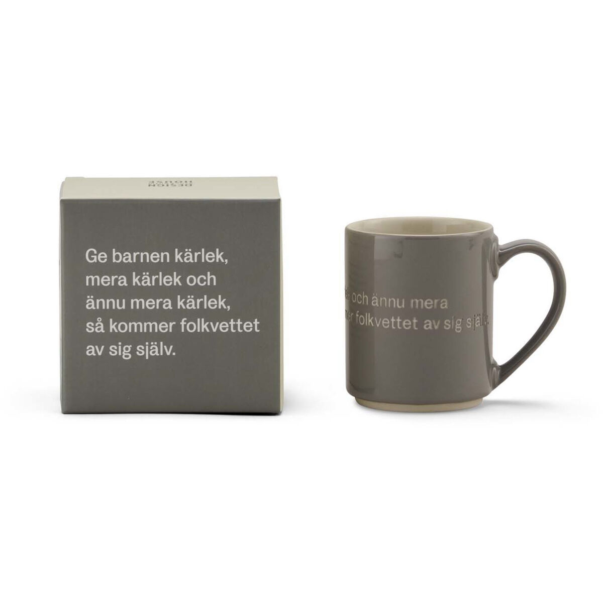 Astrid Lindgren mugg, Ge barnen kärlek