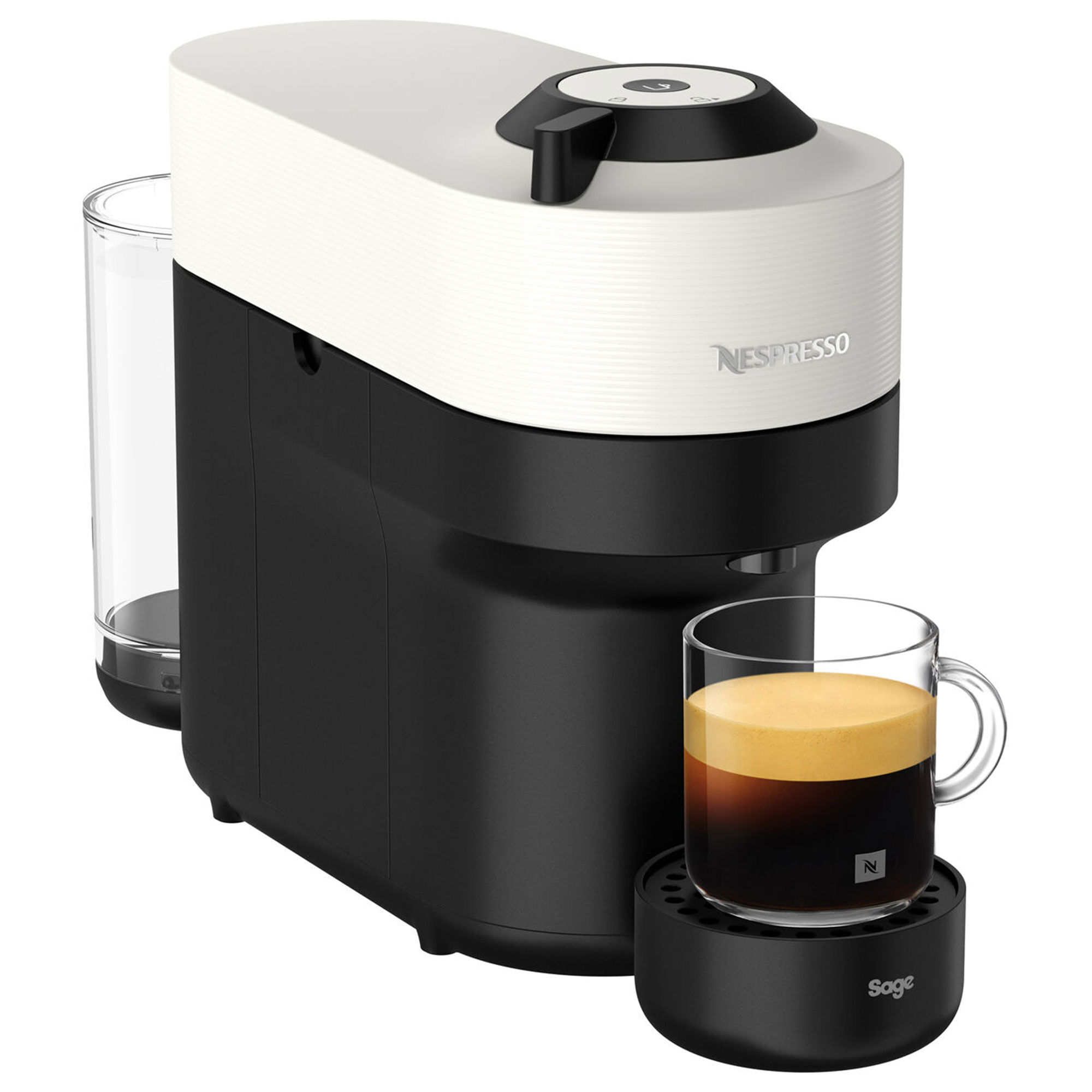 Nespresso by Sage SNV 120 Vertuo Pop kapselmaskin, vit