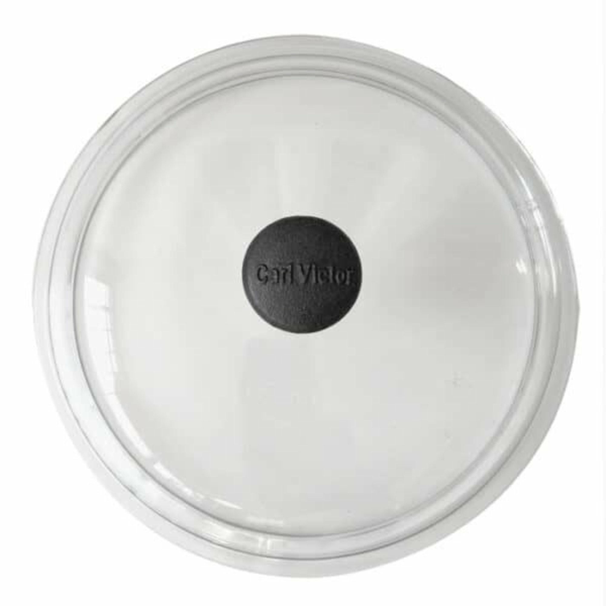 Glasslokk 32 cm, knott i støpejern