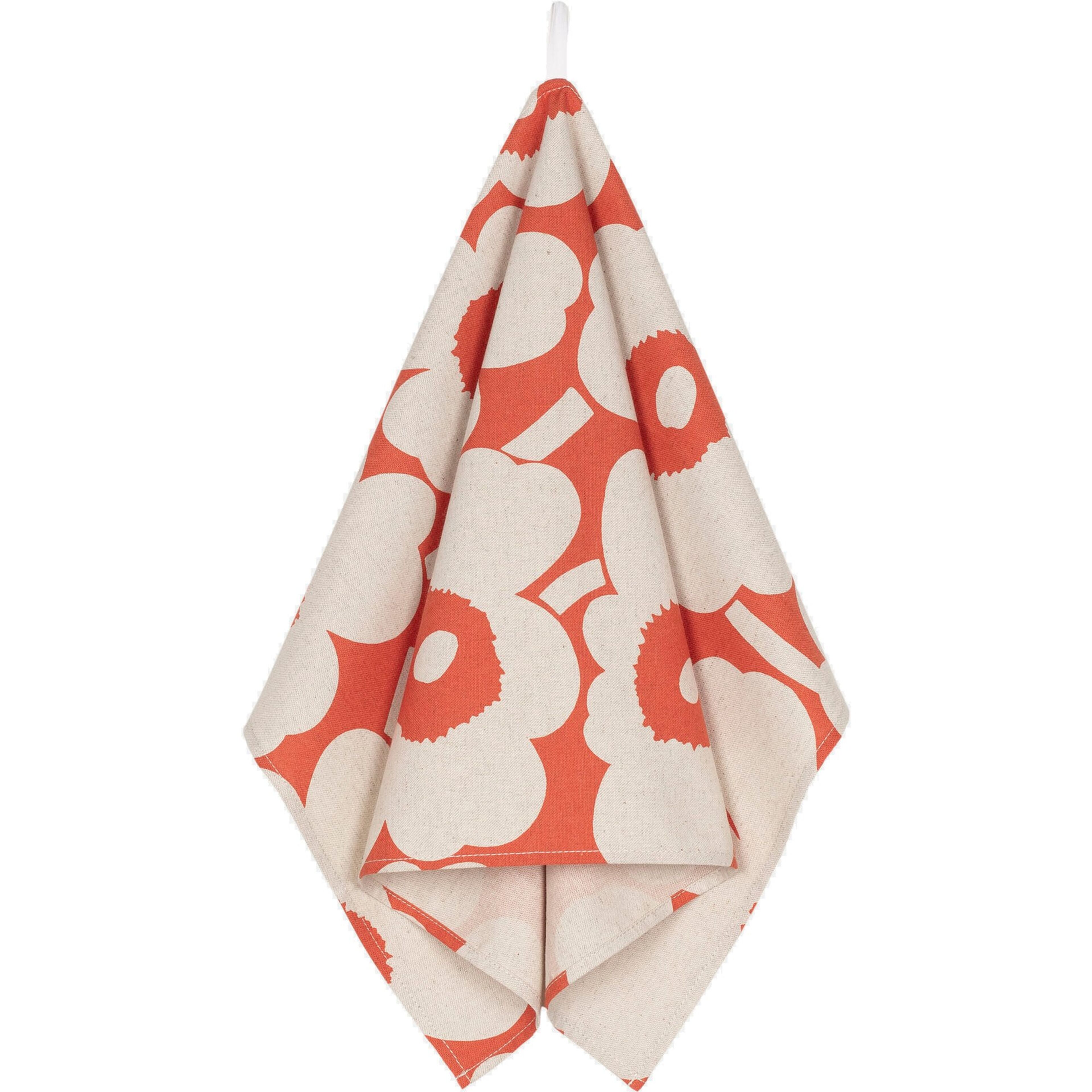 Pieni Unikko kökshandduk 43 cm x 70 cm, orange