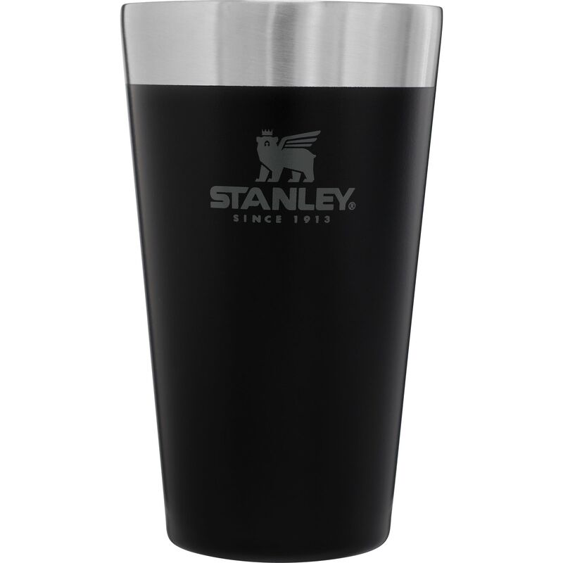 The Stacking Beer Pint, matte black