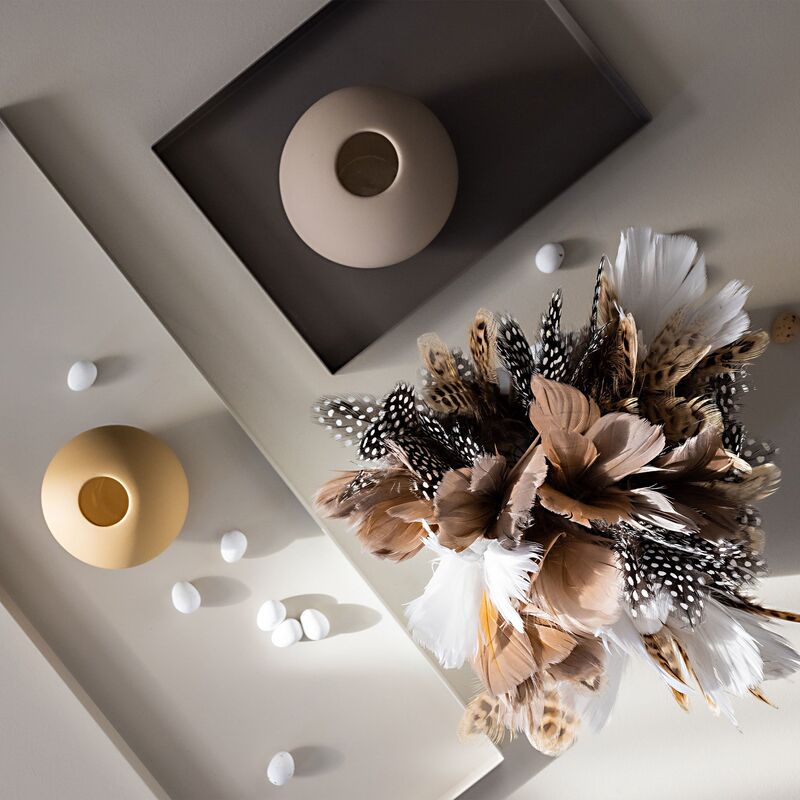 Ball maljakko, 10 cm, sand