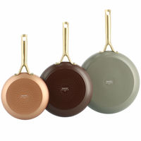 Shades stekpanneset 3 delar, copper/chocolate brown/quartz grey