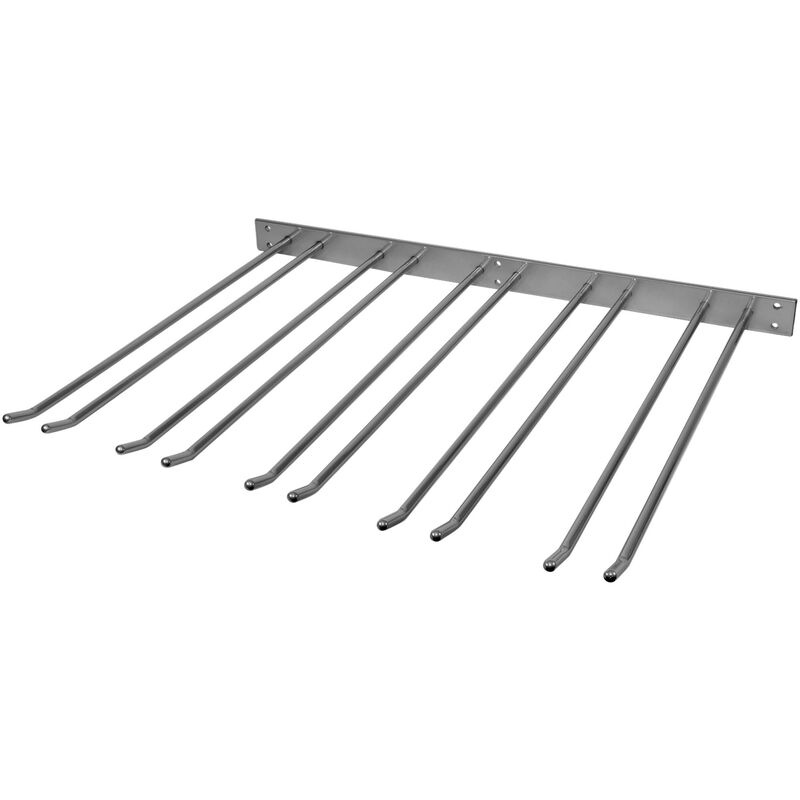 Glasophæng til væg 20 glas sølv