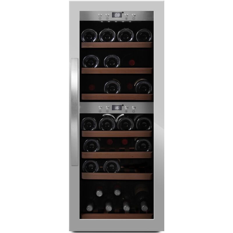 WineExpert 38 vinkjøleskap, rustfritt stål 