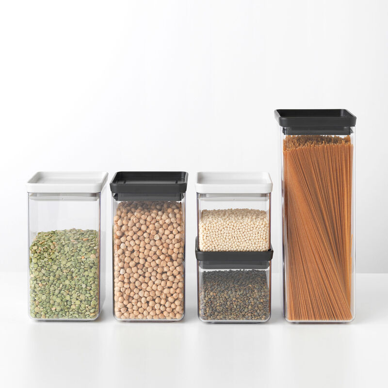 Tasty+ oppbevaringsboks 0,7 liter, mørkegrå