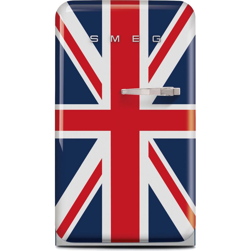 FAB10LDUJ5 vänsterhängt kylskåp 97 cm, union jack