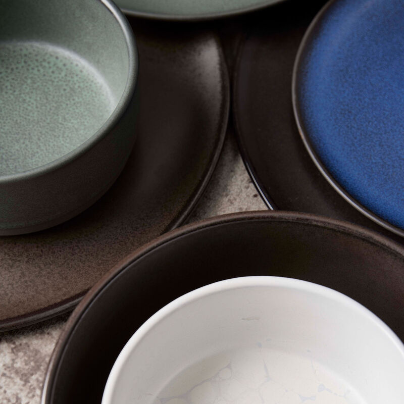 RAW Middagstallerken 28 cm, Titanium Black 6 stk